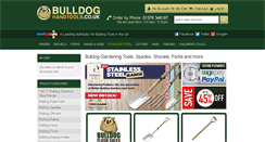 Desktop Screenshot of bulldoghandtools.co.uk