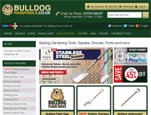 Tablet Screenshot of bulldoghandtools.co.uk